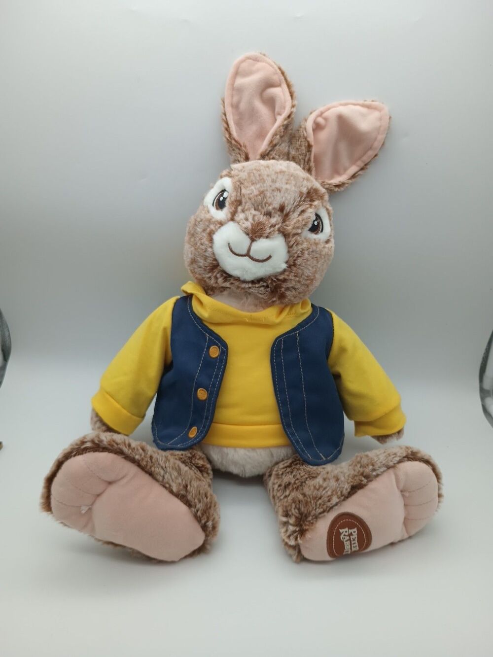 Dan Dee Plush Peter Rabbit 2023 Beatrice Potter Soft Jacket Yellow Hoodie